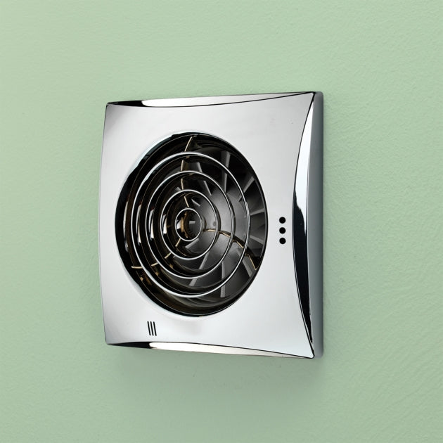 HiB Hush Bathroom Fan With Timer And Humidity Sensor