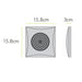 HiB Hush Bathroom Fan With Timer And Humidity Sensor