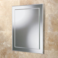 HiB Linus Designer Non-Illuminated Mirror - 700mm x 500mm