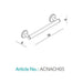 HiB Nano Grab Bar - Chrome - Grab Rails