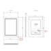 HiB Outline Back - Lit Illuminated LED Mirror - Illuminated