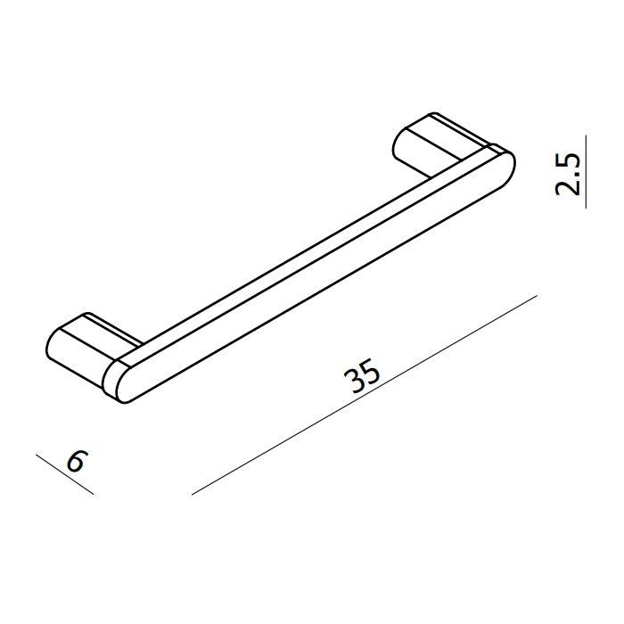 HiB Pico Grab Bar - 350mm Long