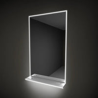 HiB Platform Illuminated LED Mirror - 500mm x 816mm