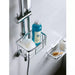 HiB Riser Traditional Rail Basket - Chrome - Shower Baskets