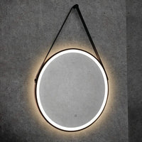 HiB Solstice Illuminated LED Mirror - 600mm / Matt Black