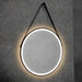 HiB Solstice Illuminated LED Mirror - 600mm / Matt Black