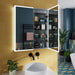 HiB Sound 2 Door Illuminated LED Mirror Cabinet