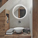 HiB Sphere Round Illuminated LED Mirror - Illuminated