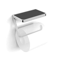 HiB Toilet Roll Holder With Shelf And Anti Slip Mat