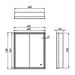 HiB Vanquish 2 Door Illuminated LED Mirror Cabinet