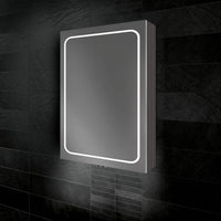 HiB Vapor 1 Door Illuminated LED Mirror Cabinet - 700mm x