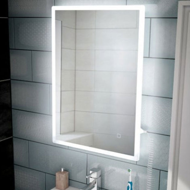 HiB Vega Portrait Demistable Illuminated LED Mirror
