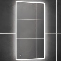 HiB Vega Portrait Demistable Illuminated LED Mirror