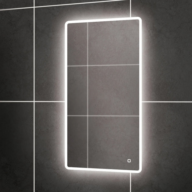 HiB Vega Portrait Demistable Illuminated LED Mirror