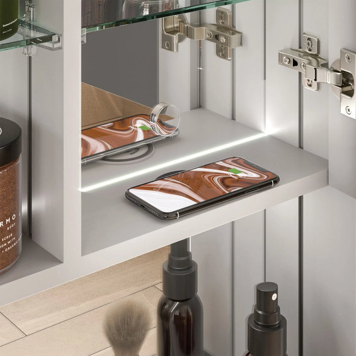 HiB Verve LED 2 Door Illuminated LED Mirror Cabinet