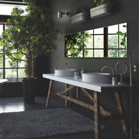 HiB Willow Designer Non-Illuminated Mirror - 600mm x 1200mm