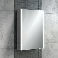 HiB Xenon 1 Door Illuminated LED Mirror Cabinet - 700mm x