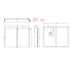 HiB Xenon 2 Door Illuminated LED Mirror Cabinet - Aluminium