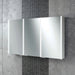 HiB Xenon 3 Door Illuminated LED Mirror Cabinet - 700mm x