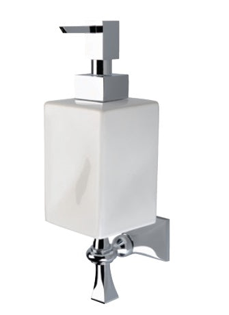 Imperial Highgate Wall Mounted Soap Dispenser Chrome/White
