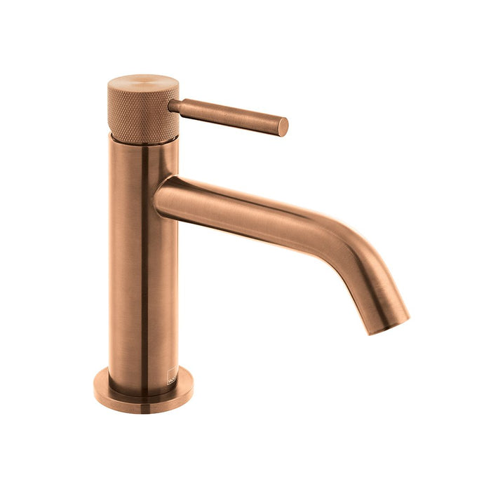 Vado Individual Origins Knurled Slimline Deck Mounted Mono Basin Mixer Tap