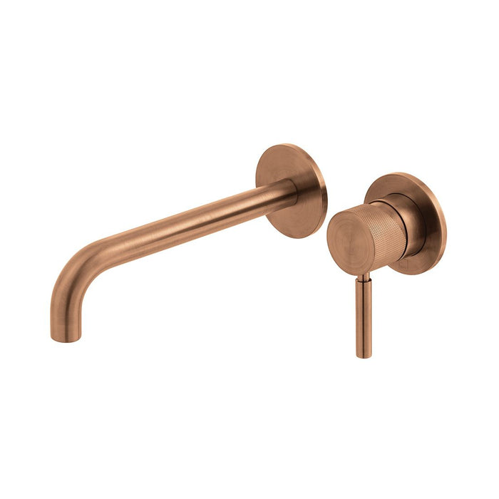 Vado Individual Knurled Accents Slimline Wall Mounted Basin Mixer Tap