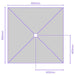 Jackoboard Aqua Flat Shower Tray Board - Central Drain