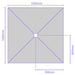 Jackoboard Aqua Flat Shower Tray Board - Central Drain