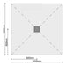 Jackoboard Aqua Flat Shower Tray Board - Central Drain