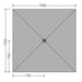 Jackoboard Aqua Flat Shower Tray Board - Central Drain