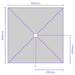 Jackoboard Aqua Flat Shower Tray Board - Central Drain