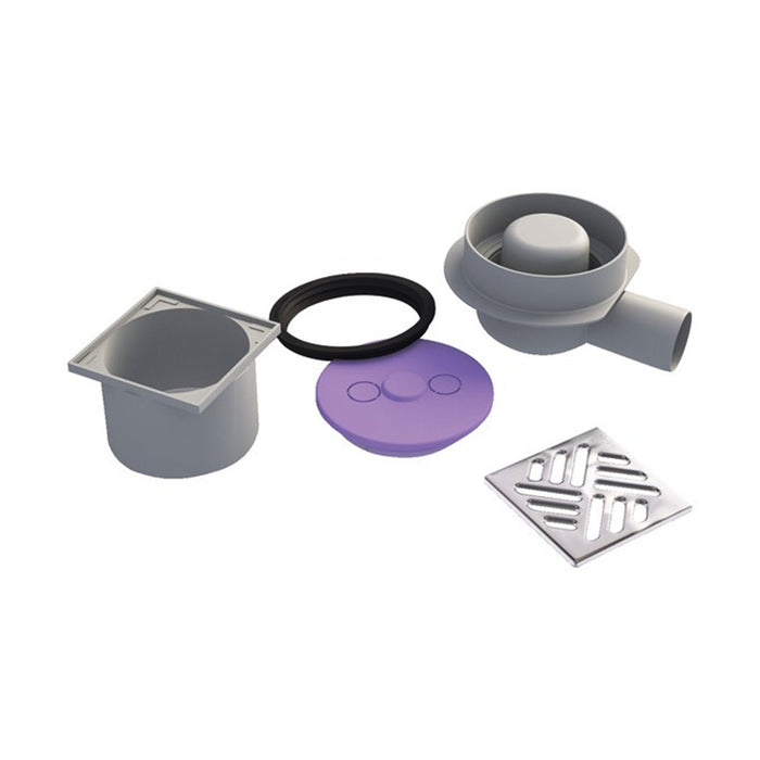 Jackoboard Horizontal Drain Assembly for Aqua Line Shower