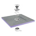 Jackoboard Horizontal Drain Kit for Aqua Flat Shower Tray