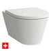 Laufen Kartell Rimless Wall Hung WC Pan With Slim Soft