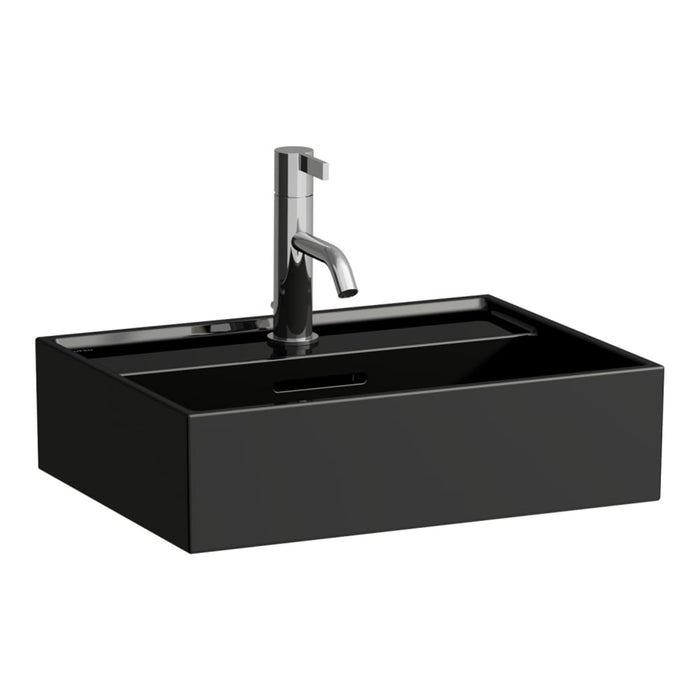 Laufen Kartell Washbasin Rectangular - 450mm / Gloss Black