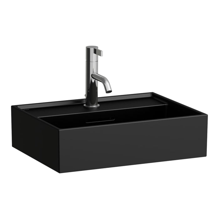 Laufen Kartell Washbasin Rectangular - 450mm / Matt Black