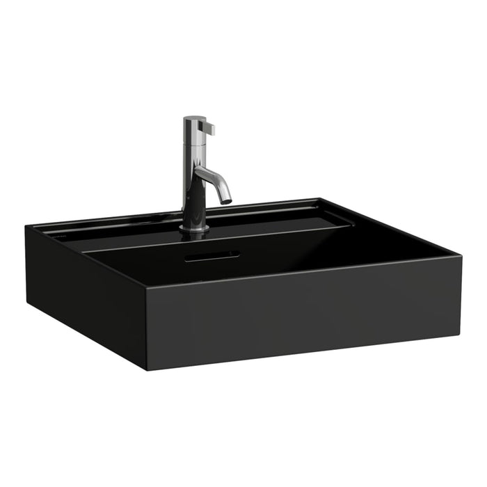 Laufen Kartell Washbasin Rectangular - 500mm / Gloss Black