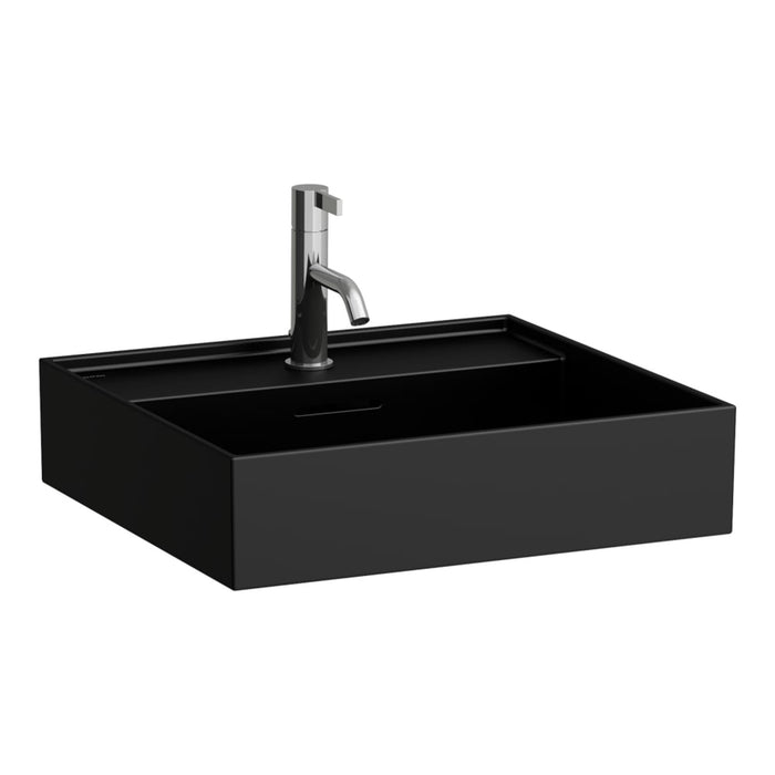 Laufen Kartell Washbasin Rectangular - 500mm / Matt Black