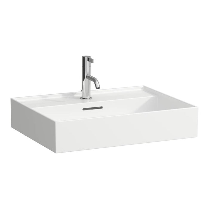 Laufen Kartell Washbasin Rectangular - 600mm / Gloss White