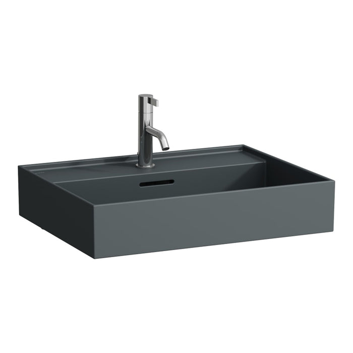 Laufen Kartell Washbasin Rectangular - 600mm / Graphite