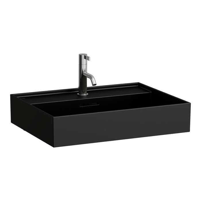 Laufen Kartell Washbasin Rectangular - 600mm / Matt Black