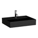 Laufen Kartell Washbasin Rectangular - 600mm / Matt Black