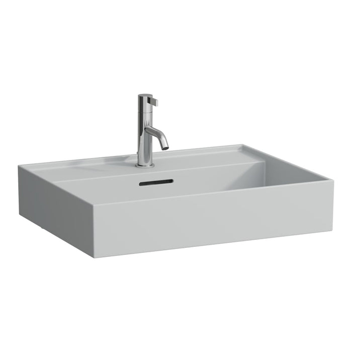 Laufen Kartell Washbasin Rectangular - 600mm / Matt Grey