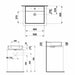 Laufen Kartell Washbasin Rectangular - Wall Hung Basins