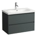 Laufen Lani Wall Mounted Vanity Unit With Washbasin