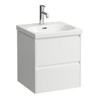 Laufen Lani Wall Mounted Vanity Unit With Washbasin - White