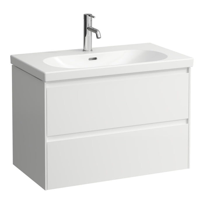 Laufen Lani Wall Mounted Vanity Unit With Washbasin - White