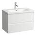 Laufen Lani Wall Mounted Vanity Unit With Washbasin - White