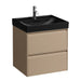 Laufen Meda Wall Mounted Vanity Unit With Matt Black