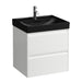Laufen Meda Wall Mounted Vanity Unit With Matt Black